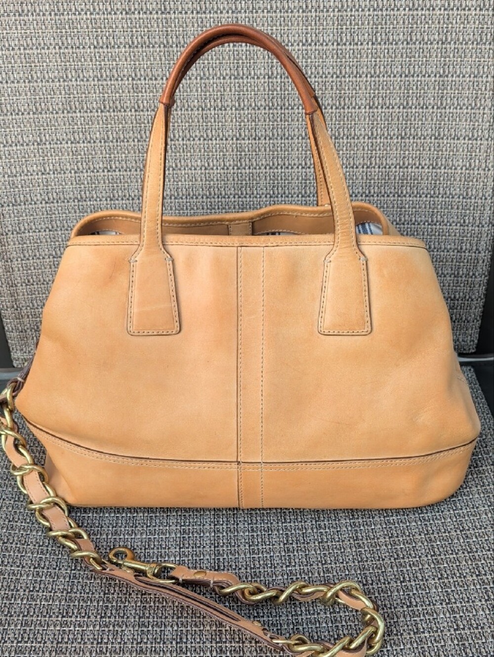 Coach Hamptons Convertible Kisslock Satchel (M0873-14388) GUC - Picture 2 of 16